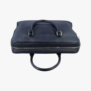 Vintage Prada business bag briefcase Navy SAFFIANO Leather 2VE363 handbag | stylenewstar
