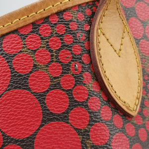 Vintage Louis Vuitton NEVERFULL MM Brown×Rouge Monogram Wave Dot M40686 shoulderbag | stylenewstar