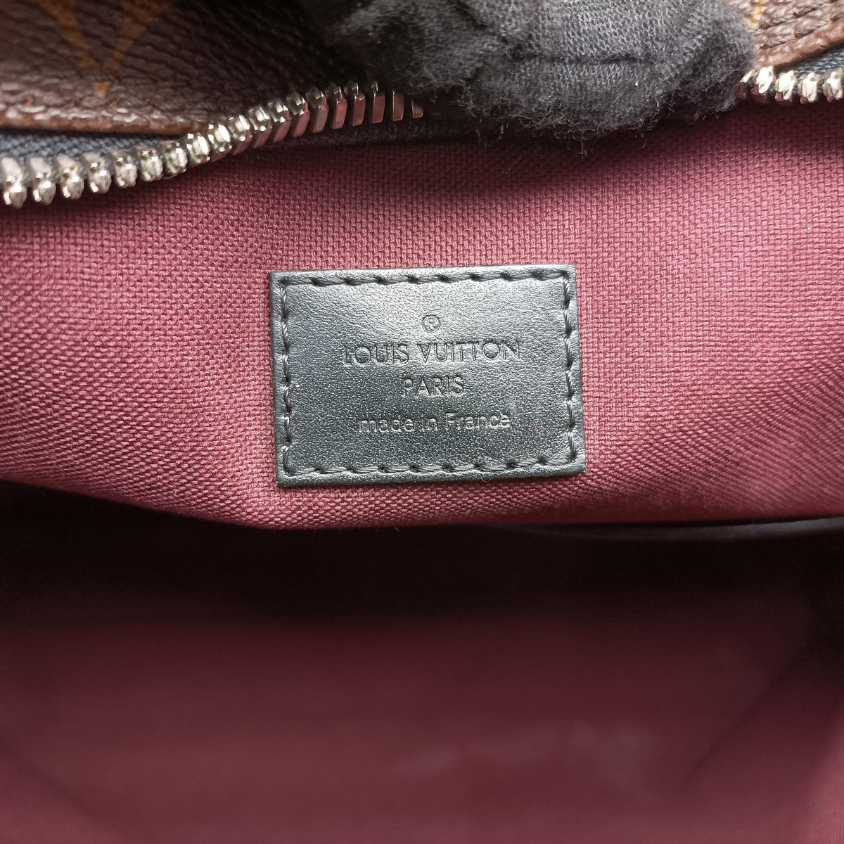 Pre-owned Louis Vuitton KITAN Brown×black Monogram Macassar M40388 shoulderbag | stylenewstar
