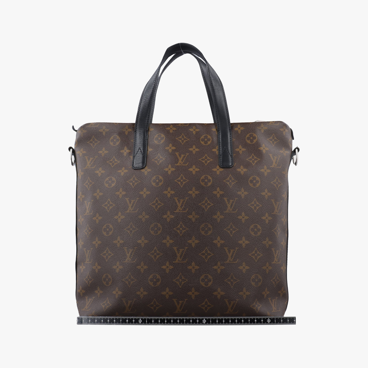 Pre-owned Louis Vuitton KITAN Brown×black Monogram Macassar M40388 shoulderbag | stylenewstar