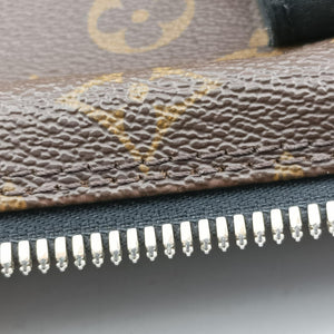 Pre-owned Louis Vuitton KITAN Brown×black Monogram Macassar M40388 shoulderbag | stylenewstar