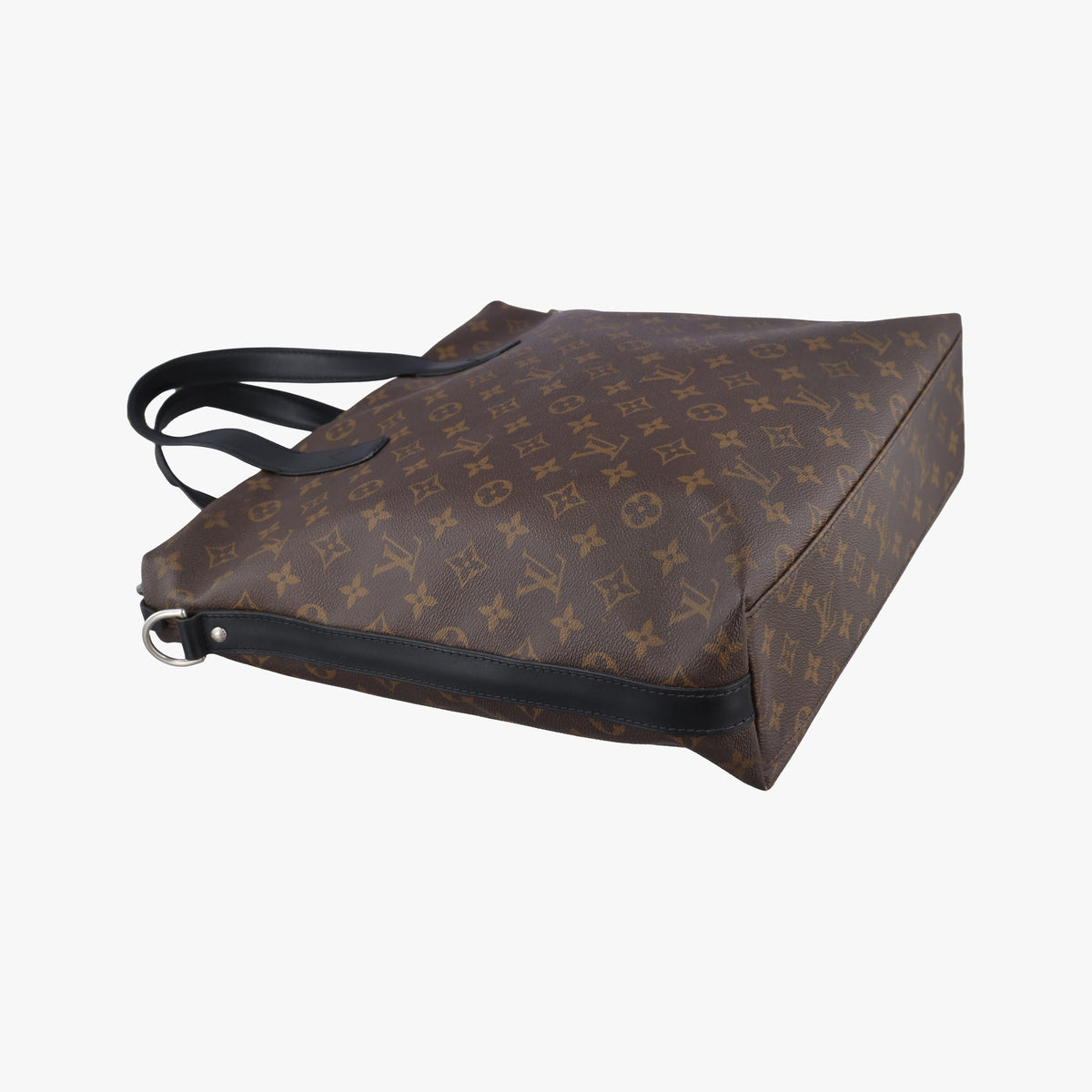 Pre-owned Louis Vuitton KITAN Brown×black Monogram Macassar M40388 shoulderbag | stylenewstar