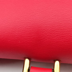 Pre-owned Louis Vuitton Locky BB Monogram/Brown×Coqulicot Monogram canvas×calf leather M44322 shoulderbag | stylenewstar