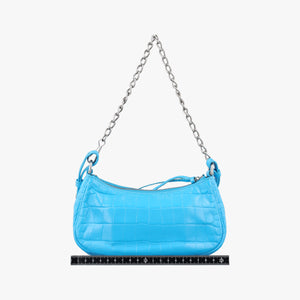 Pre-owned Balenciaga Le Cagole Mini Blue Leather 695814 shoulderbag | stylenewstar