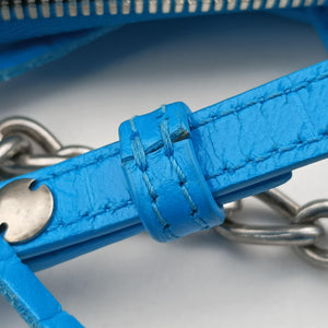 Pre-owned Balenciaga Le Cagole Mini Blue Leather 695814 shoulderbag | stylenewstar