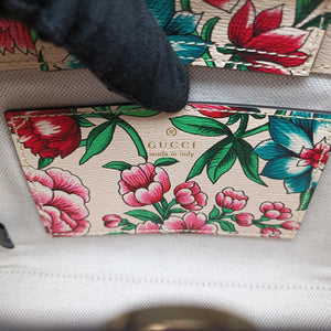 Vintage Gucci Diana Flower Pink x Multicolour Leather 707449 shoulderbag | stylenewstar