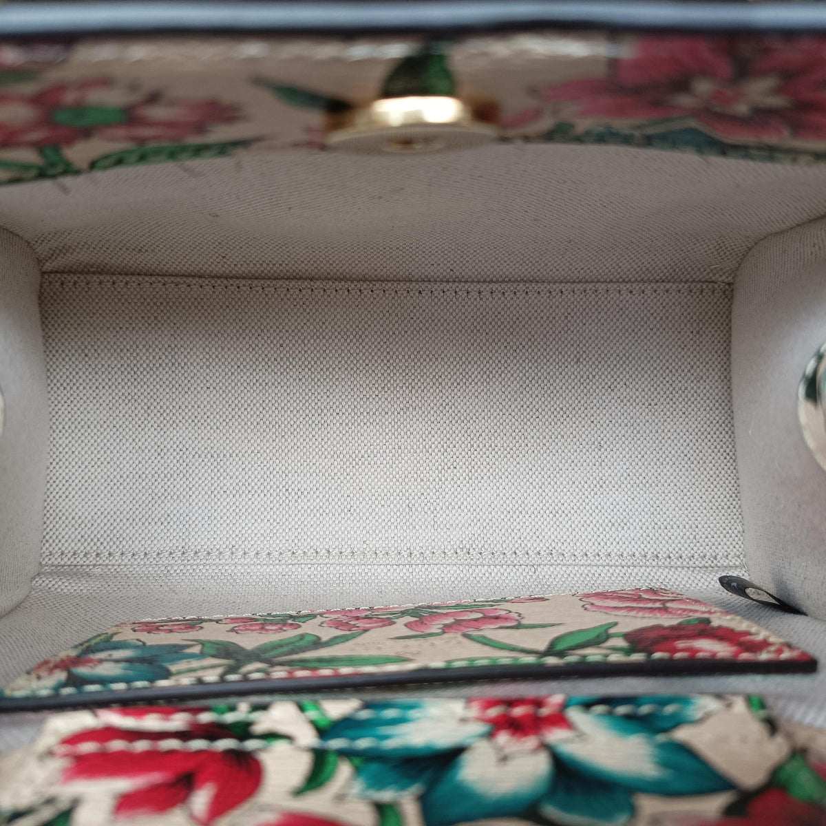 Vintage Gucci Diana Flower Pink x Multicolour Leather 707449 shoulderbag | stylenewstar