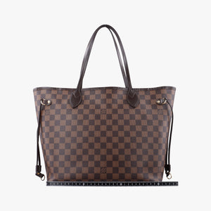 Pre-owned Louis Vuitton NEVERFULL MM EBENE Damier Canvas N51105 shoulderbag | stylenewstar