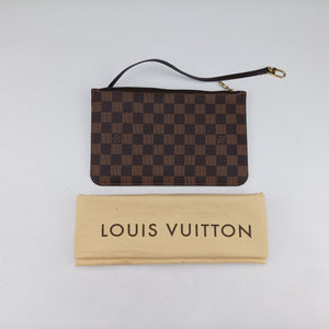 Pre-owned Louis Vuitton NEVERFULL MM EBENE Damier Canvas N51105 shoulderbag | stylenewstar