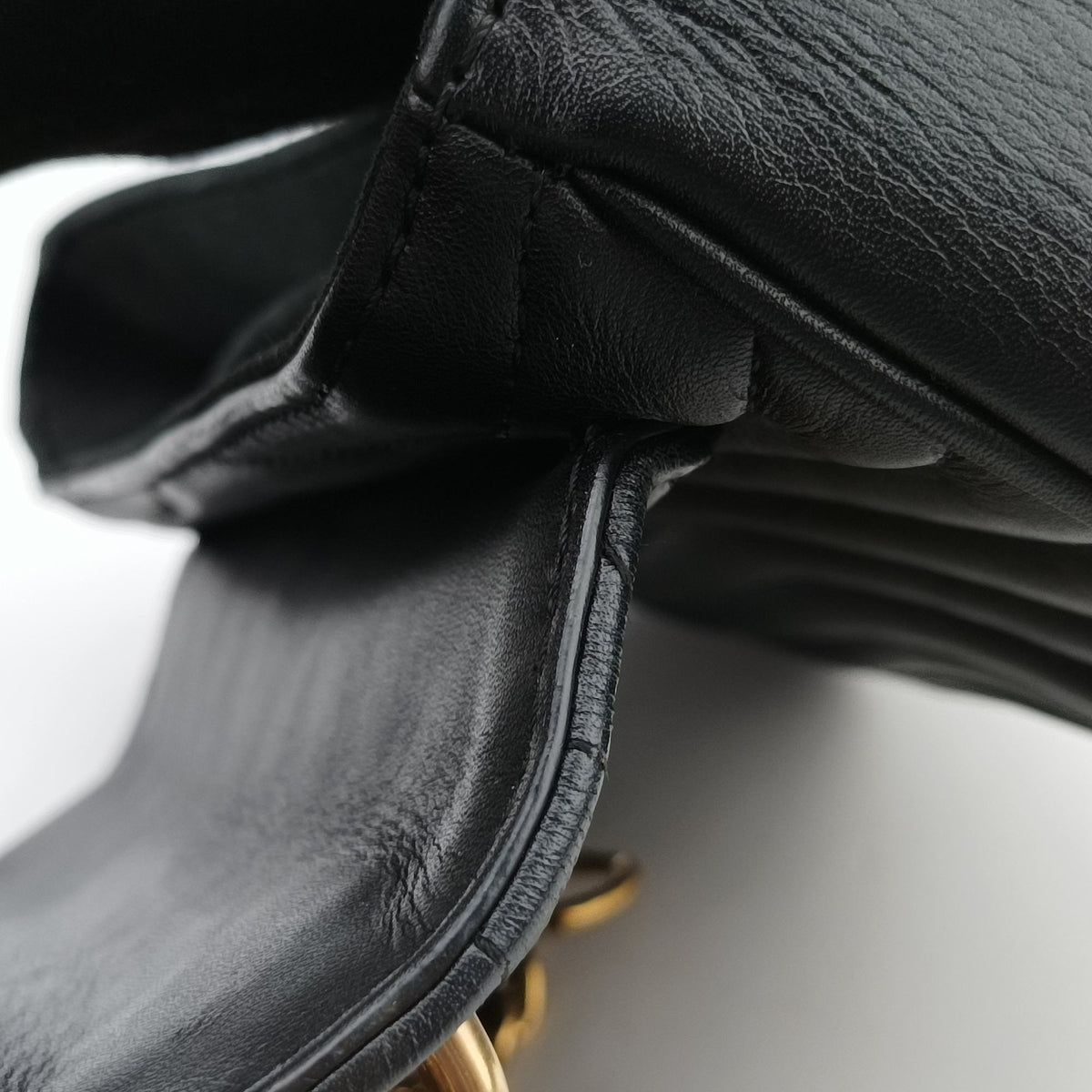 Pre-owned Louis Vuitton New Wave PM Noir Leather M51683 shoulderbag | stylenewstar