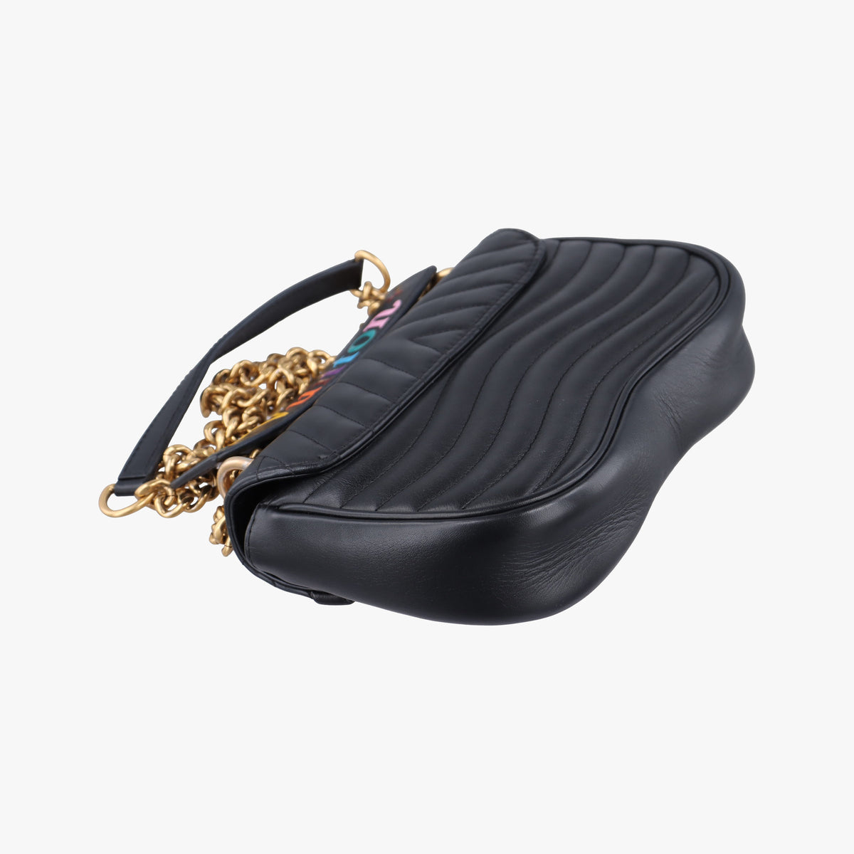 Pre-owned Louis Vuitton New Wave PM Noir Leather M51683 shoulderbag | stylenewstar