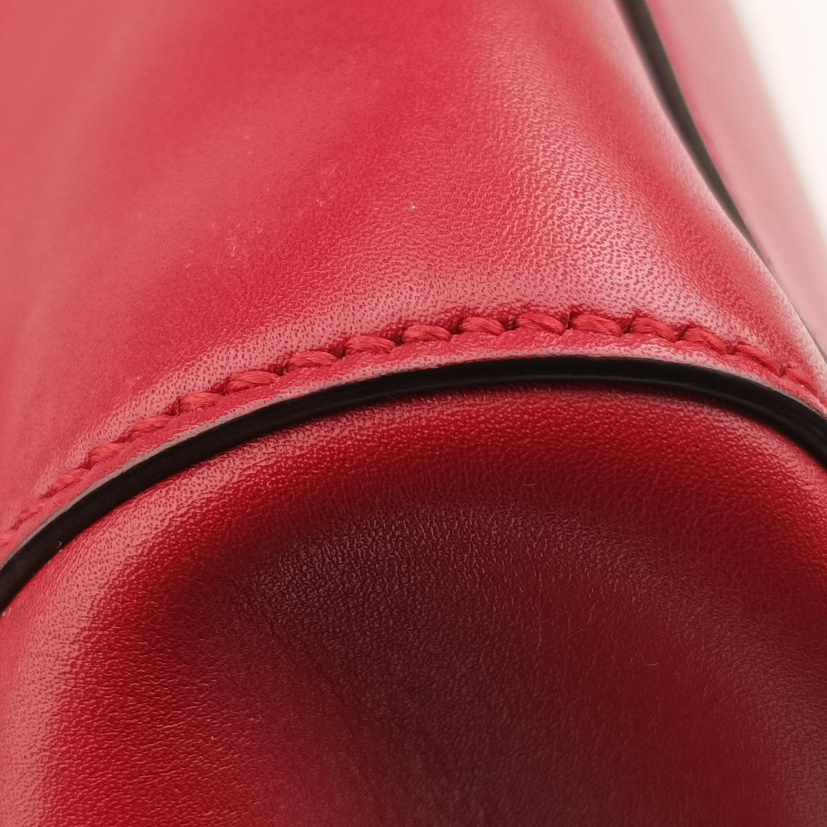 Pre-owned Gucci Bamboo Nymphaea Red Leather 453767 shoulderbag | stylenewstar