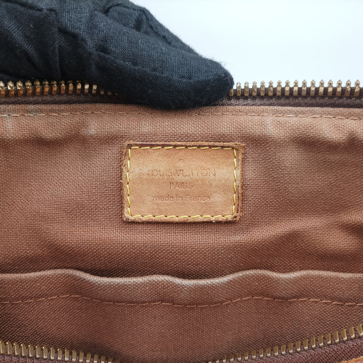 Pre-owned Louis Vuitton PALERMO PM brown Monogram Canvas M40145 shoulderbag | stylenewstar