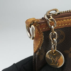 Pre-owned Louis Vuitton PALERMO PM brown Monogram Canvas M40145 shoulderbag | stylenewstar