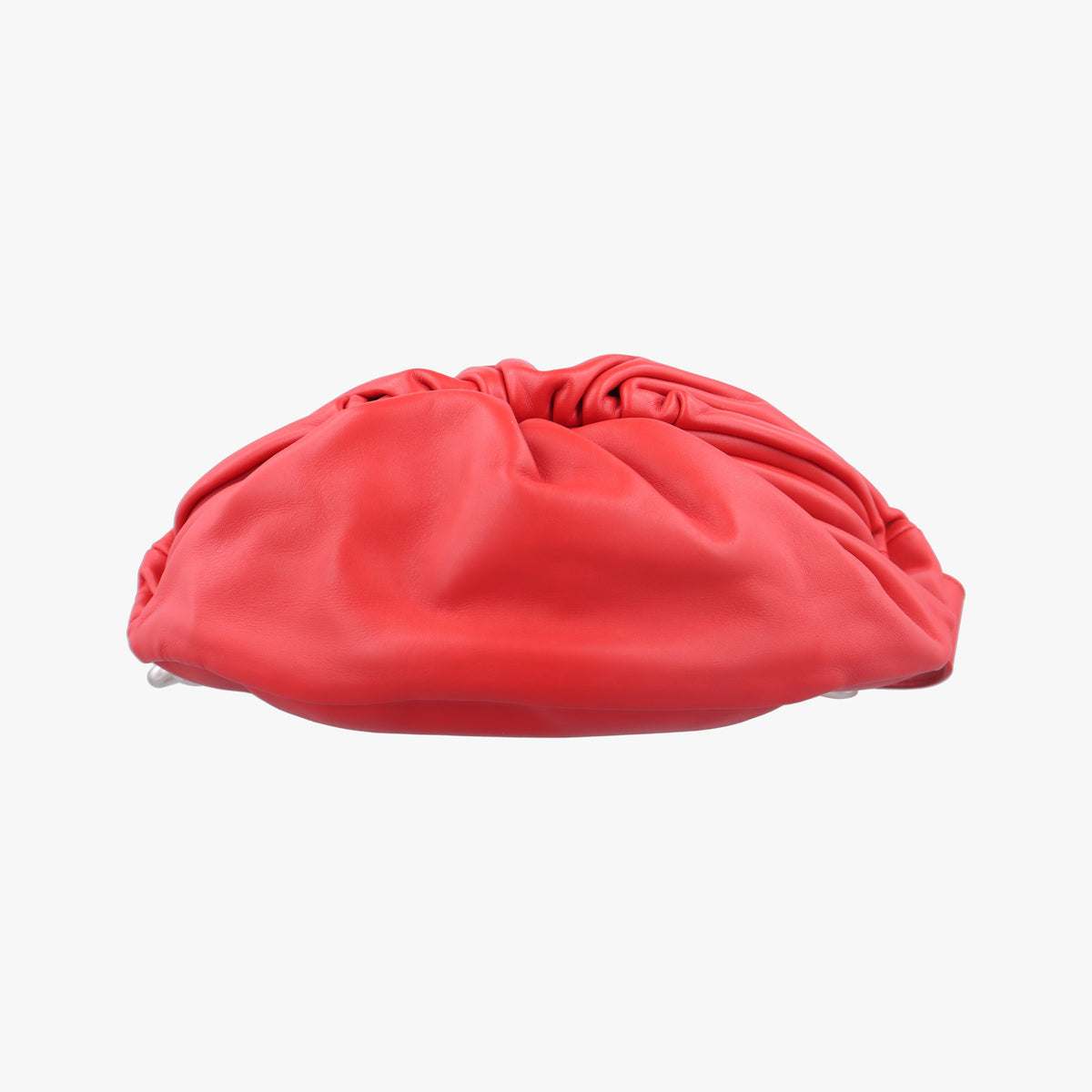 Pre-owned Bottega Veneta The　Chain Pouch Red lambskin  shoulderbag | stylenewstar