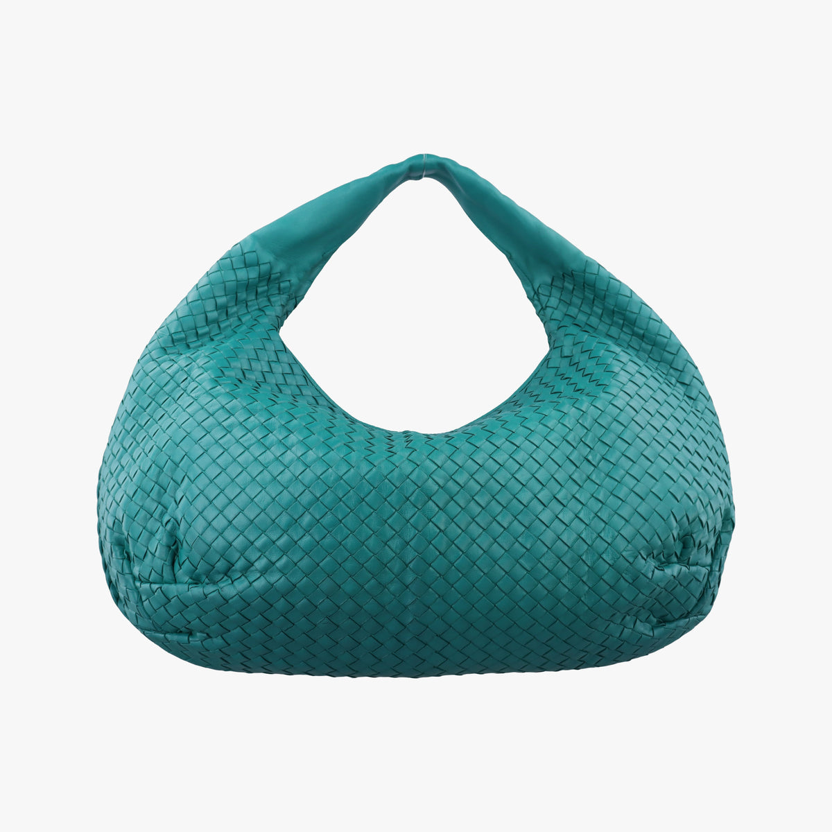Pre-owned Bottega Veneta Intrecciato Blue lambskin  handbag | stylenewstar