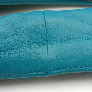 Pre-owned Bottega Veneta Intrecciato Blue lambskin  handbag | stylenewstar
