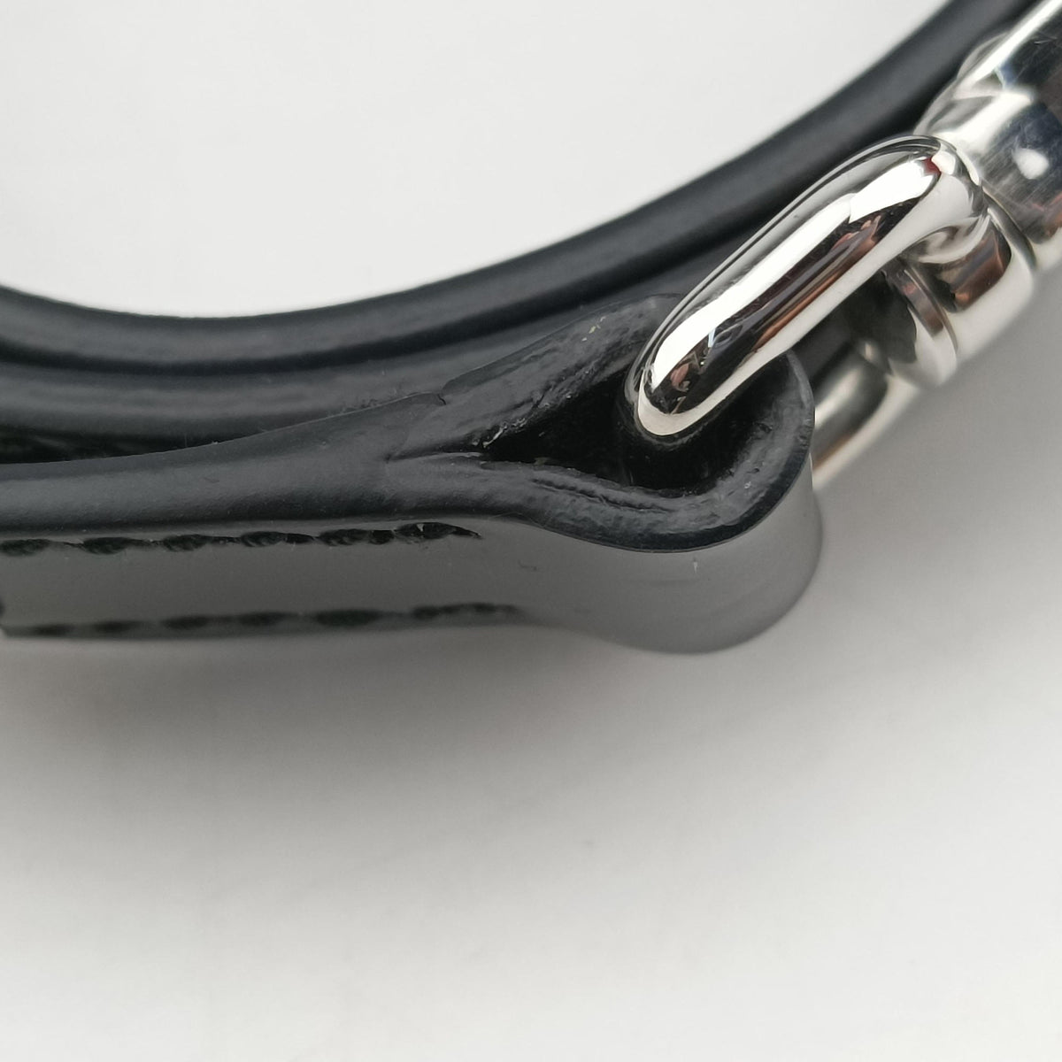 Secondhand Prada Triangle Crystal Black Satin 1BC190 shoulderbag | stylenewstar