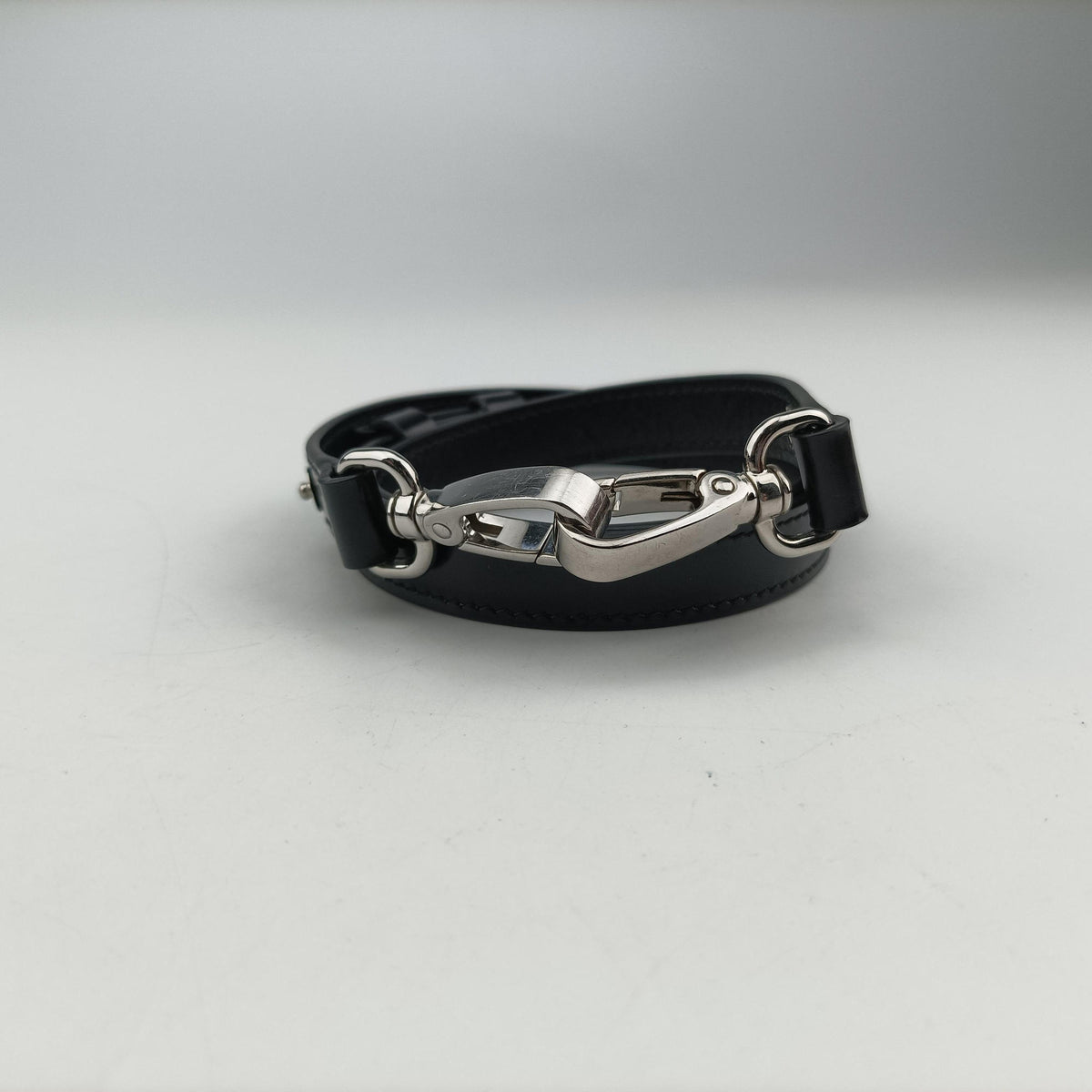 Secondhand Prada Triangle Crystal Black Satin 1BC190 shoulderbag | stylenewstar