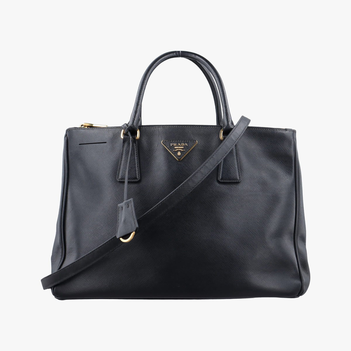 Secondhand Prada Galleria Black SAFFIANO Leather BN2274 shoulderbag | stylenewstar