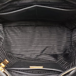 Secondhand Prada Galleria Black SAFFIANO Leather BN2274 shoulderbag | stylenewstar