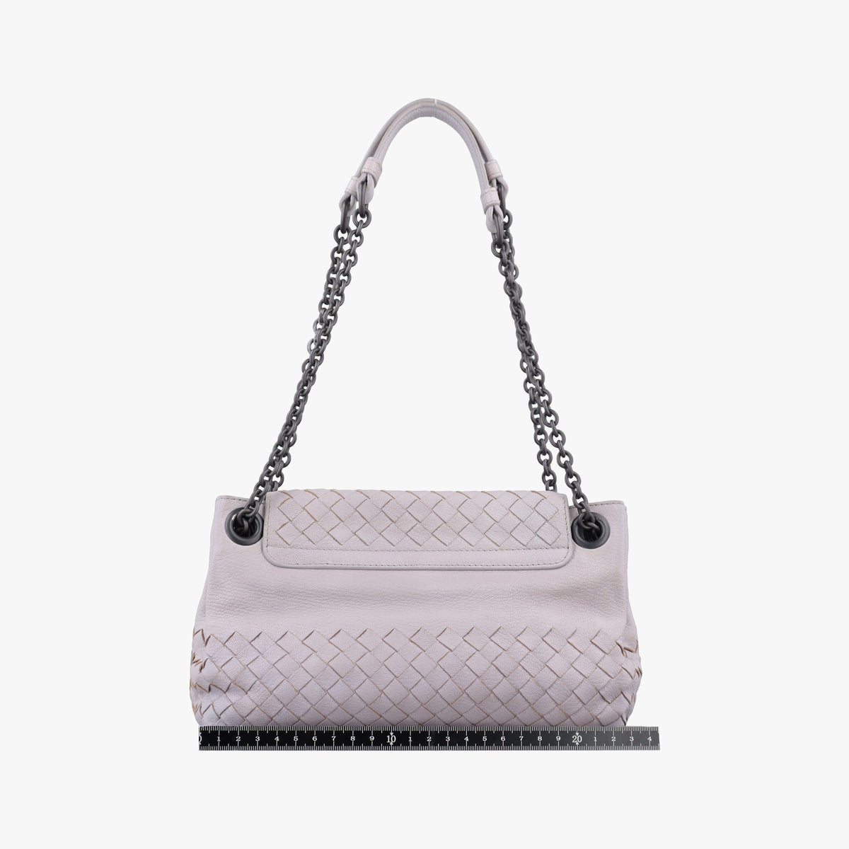 Pre-owned Bottega Veneta Intrecciato Light purple lambskin  shoulderbag | stylenewstar
