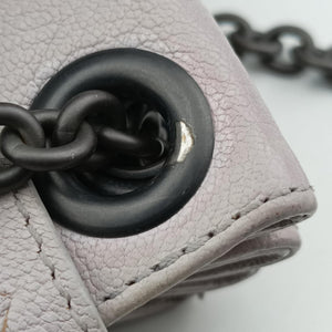 Pre-owned Bottega Veneta Intrecciato Light purple lambskin  shoulderbag | stylenewstar