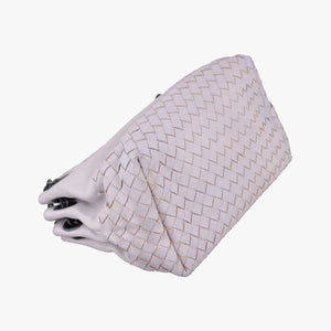 Pre-owned Bottega Veneta Intrecciato Light purple lambskin  shoulderbag | stylenewstar