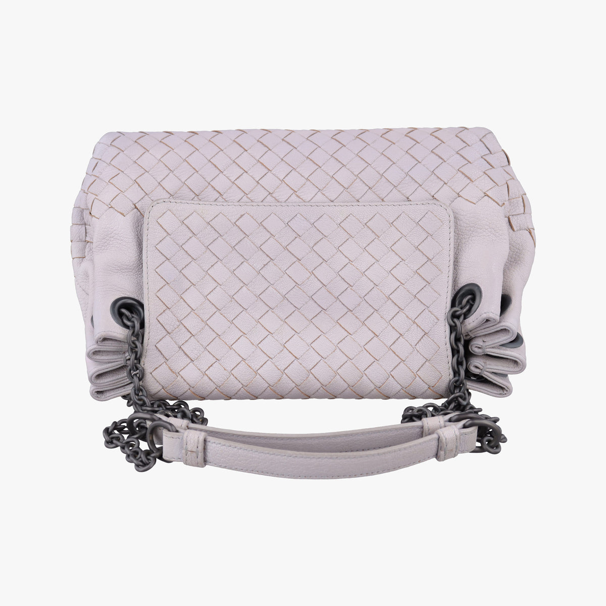 Pre-owned Bottega Veneta Intrecciato Light purple lambskin  shoulderbag | stylenewstar