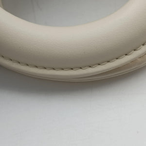 Vintage Christian Dior Lady Dior White leather  shoulderbag | stylenewstar