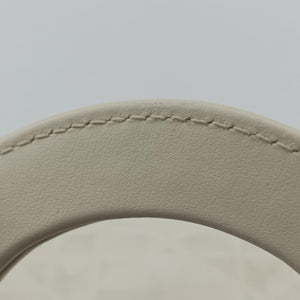 Vintage Christian Dior Lady Dior White leather  shoulderbag | stylenewstar