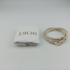Vintage Christian Dior Lady Dior White leather  shoulderbag | stylenewstar