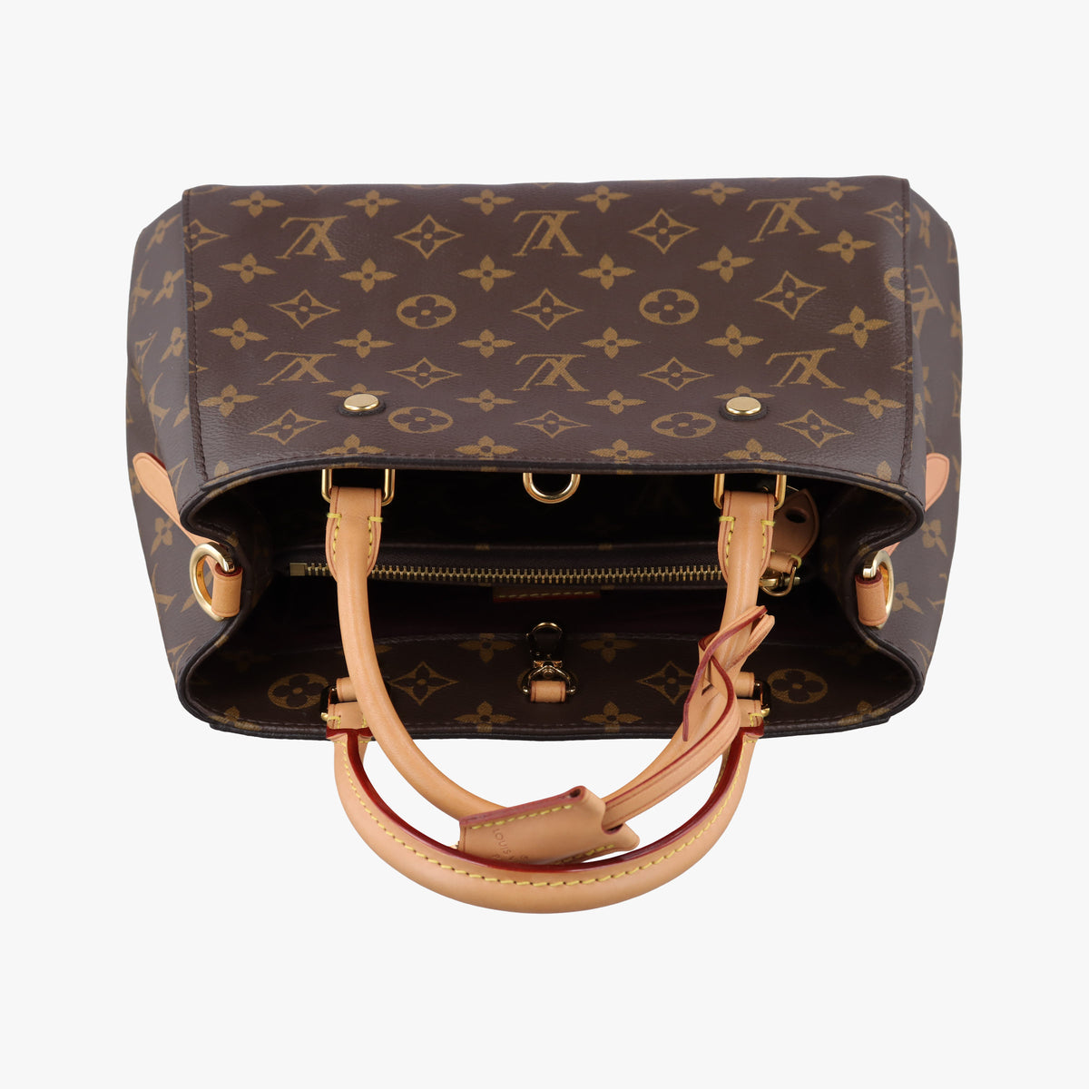 Vintage Louis Vuitton Montaigne BB Brown Monogram canvas×calf leather M41055 shoulderbag | stylenewstar