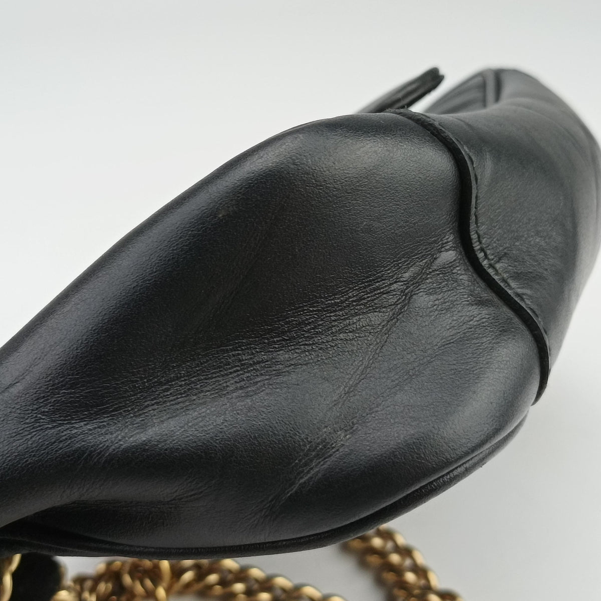 Vintage Gucci GG Marmont Black Leather 443497 shoulderbag | stylenewstar