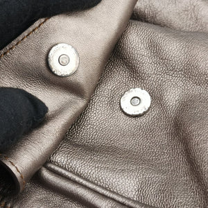 Pre-owned Christian Dior Gaucho Golden Leather  handbag | stylenewstar
