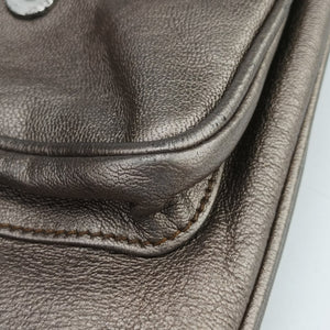 Pre-owned Christian Dior Gaucho Golden Leather  handbag | stylenewstar