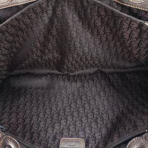 Pre-owned Christian Dior Gaucho Golden Leather  handbag | stylenewstar