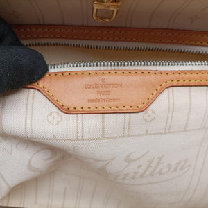 Pre-owned Louis Vuitton Neverfull MM Azur Damier Canvas N51107 handbag | stylenewstar