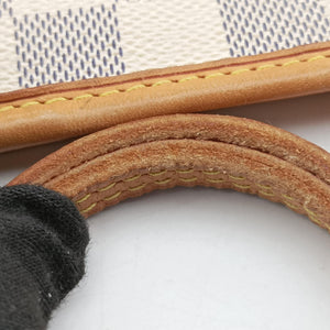 Pre-owned Louis Vuitton Neverfull MM Azur Damier Canvas N51107 handbag | stylenewstar