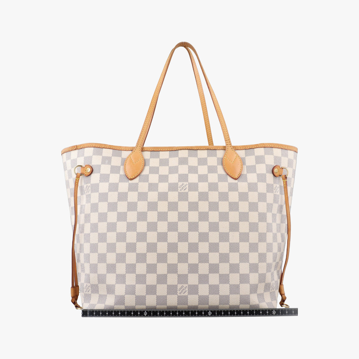 Pre-owned Louis Vuitton Neverfull MM Azur Damier Canvas N51107 handbag | stylenewstar