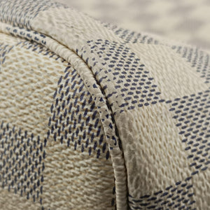 Pre-owned Louis Vuitton Neverfull MM Azur Damier Canvas N51107 handbag | stylenewstar