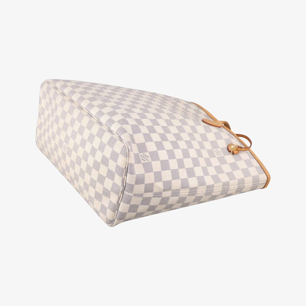 Pre-owned Louis Vuitton Neverfull MM Azur Damier Canvas N51107 handbag | stylenewstar