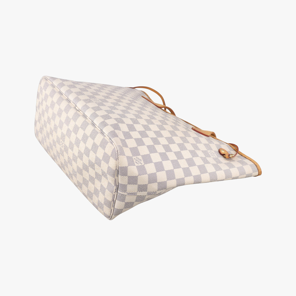 Pre-owned Louis Vuitton Neverfull MM Azur Damier Canvas N51107 handbag | stylenewstar
