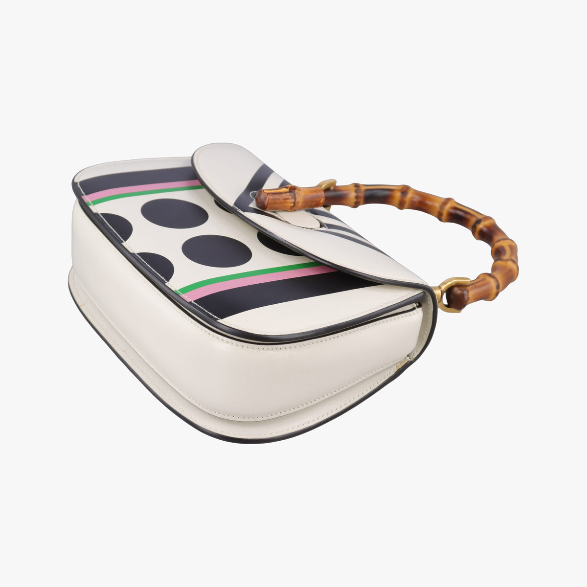 Secondhand Gucci New Bamboo Multicolor Leather 675797 shoulderbag | stylenewstar