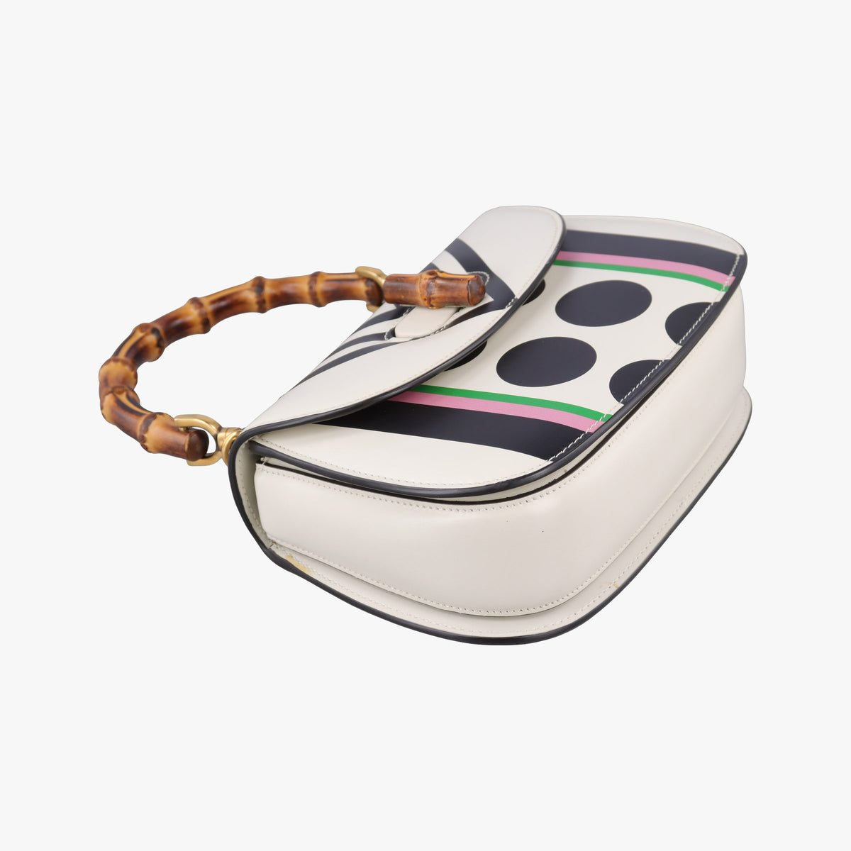 Secondhand Gucci New Bamboo Multicolor Leather 675797 shoulderbag | stylenewstar