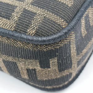 Pre-owned Fendi BAGUETTE Brown canvas 8BS017 shoulderbag | stylenewstar