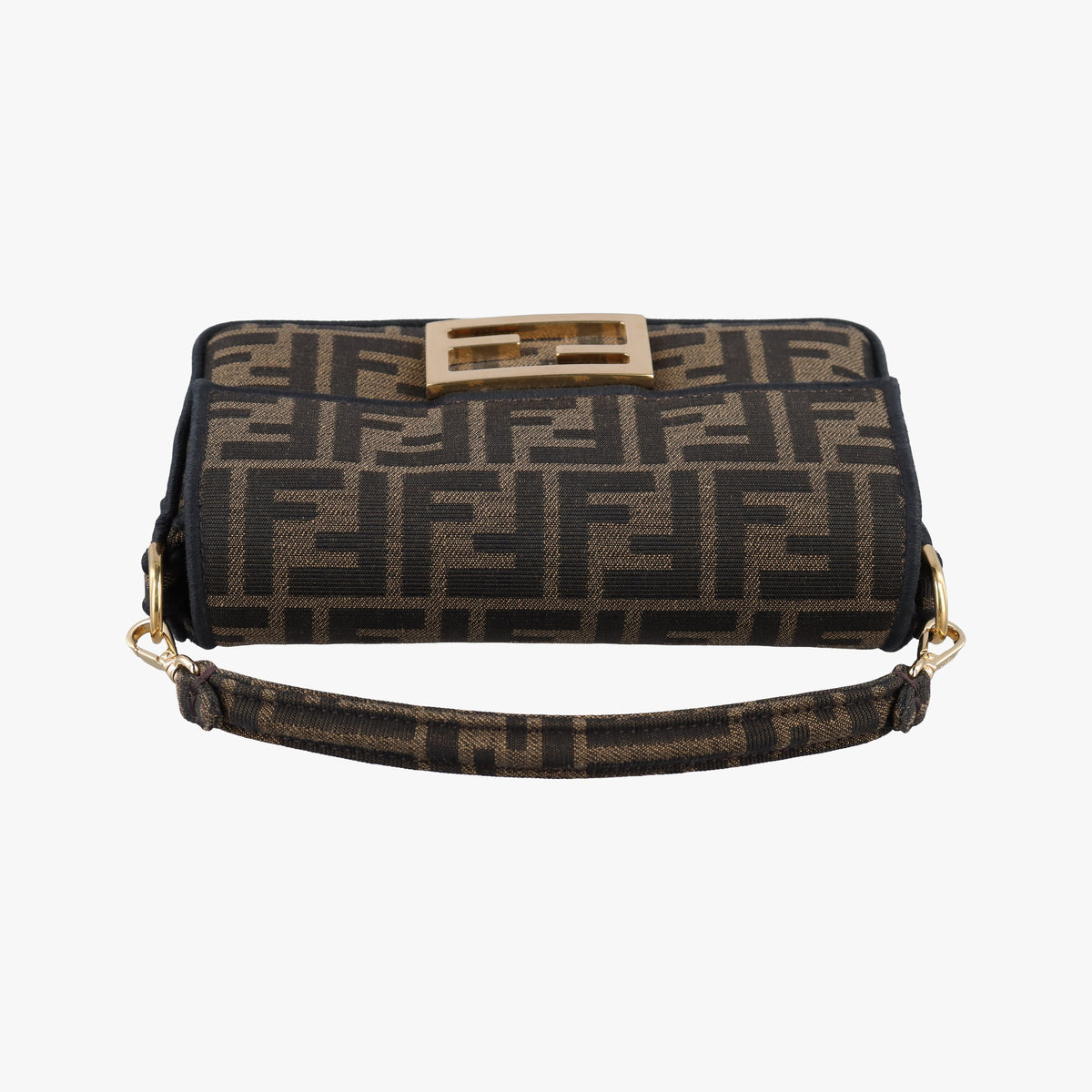 Pre-owned Fendi BAGUETTE Brown canvas 8BS017 shoulderbag | stylenewstar