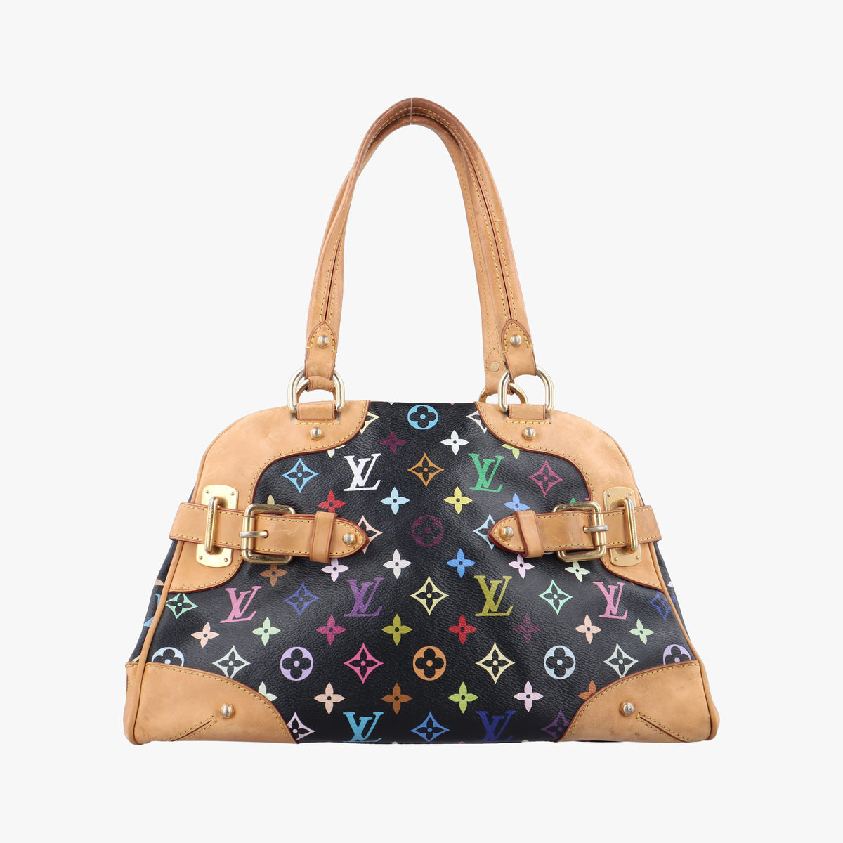 Pre-owned Louis Vuitton Claudia Noir Monogram Multicolore M40194 shoulderbag | stylenewstar