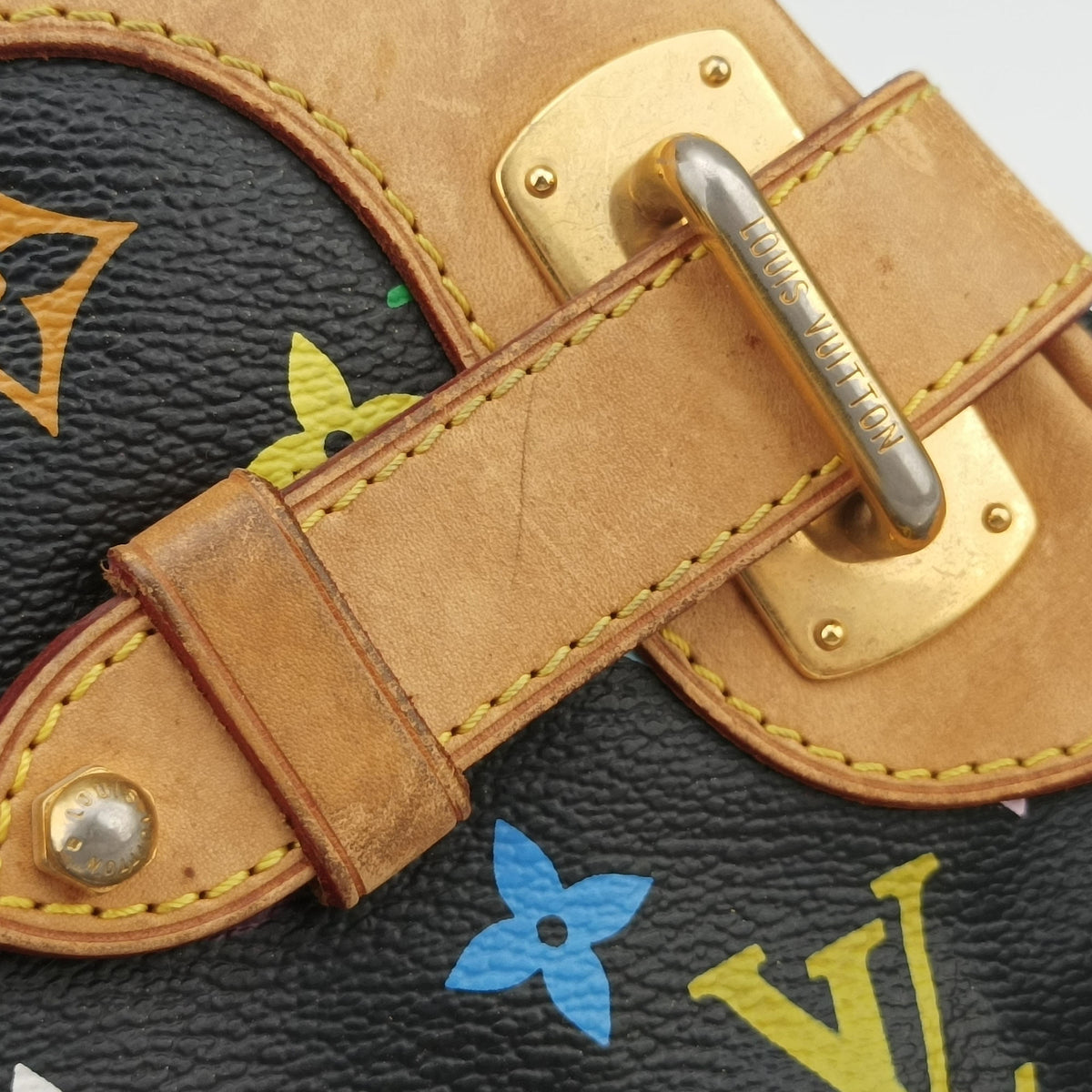Pre-owned Louis Vuitton Claudia Noir Monogram Multicolore M40194 shoulderbag | stylenewstar