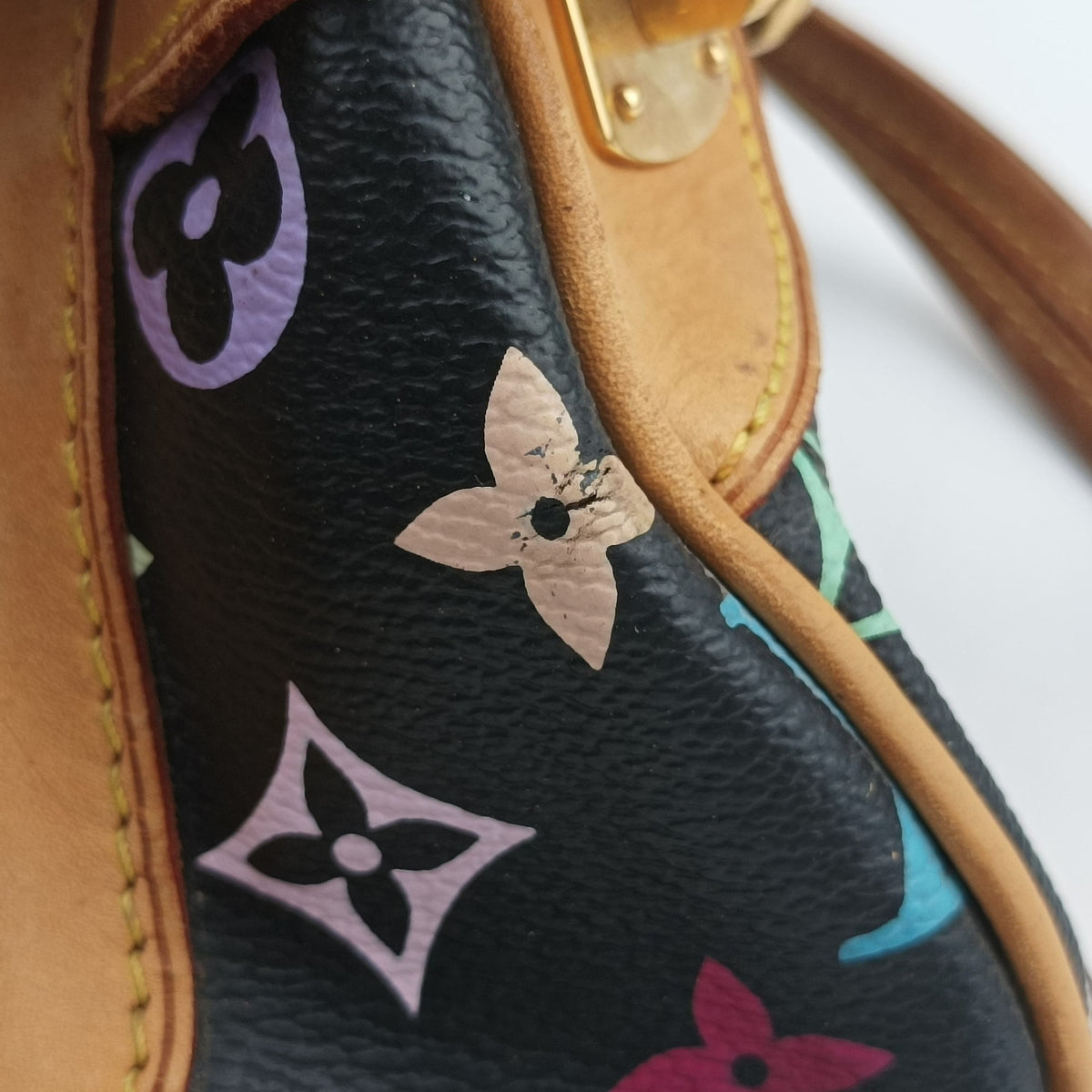 Pre-owned Louis Vuitton Claudia Noir Monogram Multicolore M40194 shoulderbag | stylenewstar